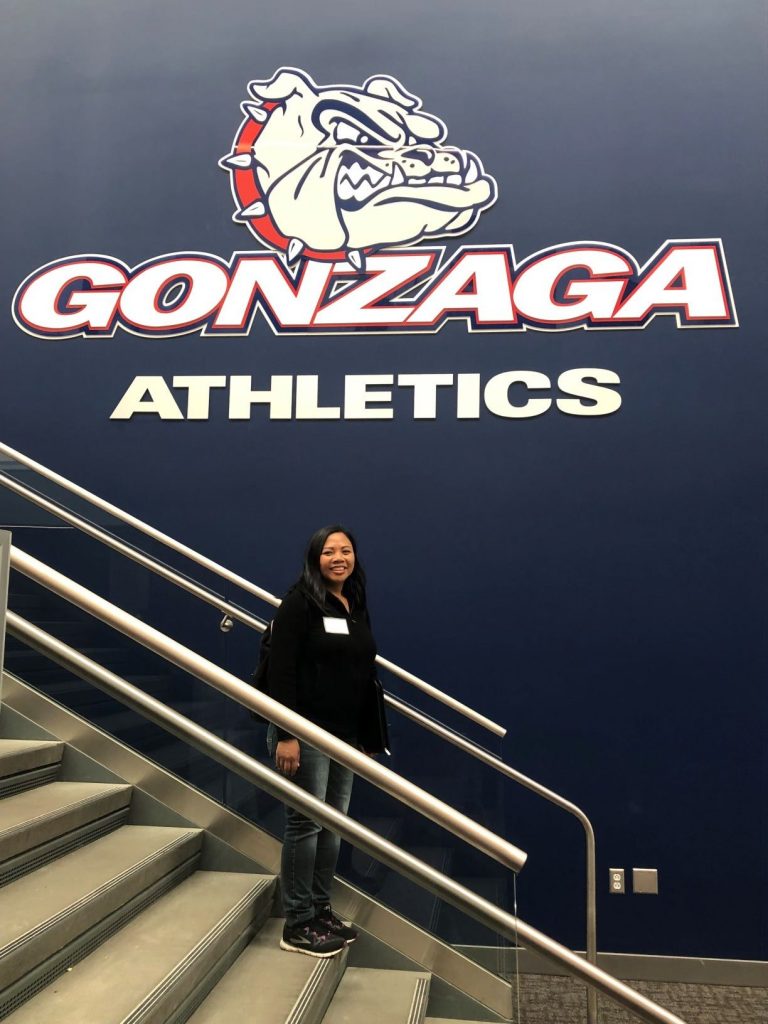 Sally at Gonzaga May 2019